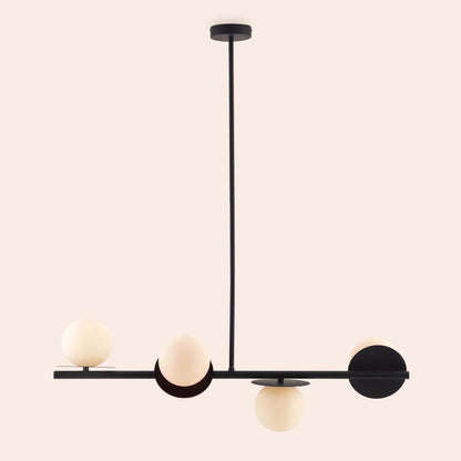 Charcoal grey opal disk ceiling light  Bathroom Ceiling Light BlissVeranda