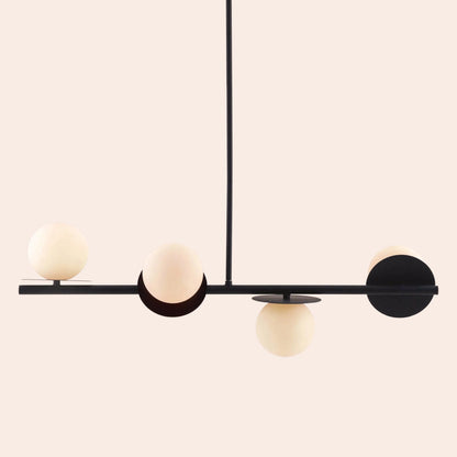 Charcoal grey opal disk ceiling light  Bathroom Ceiling Light BlissVeranda