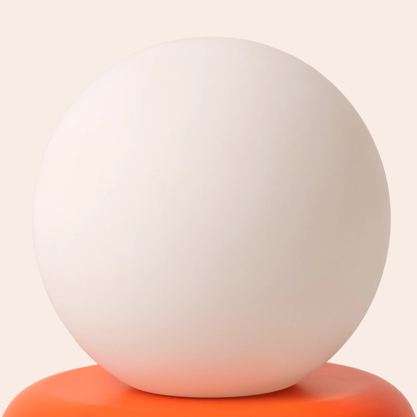 Peel orange tube cordless table lamp - BlissVeranda