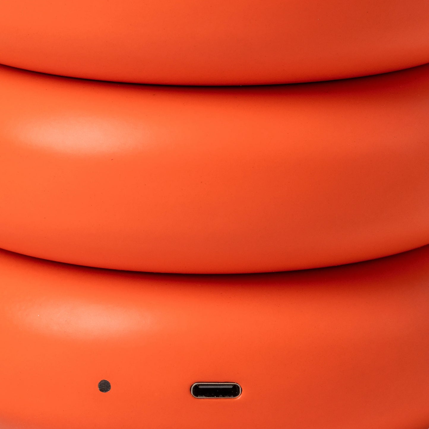 Peel orange tube cordless table lamp - BlissVeranda