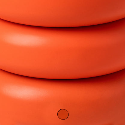 Peel orange tube cordless table lamp - BlissVeranda
