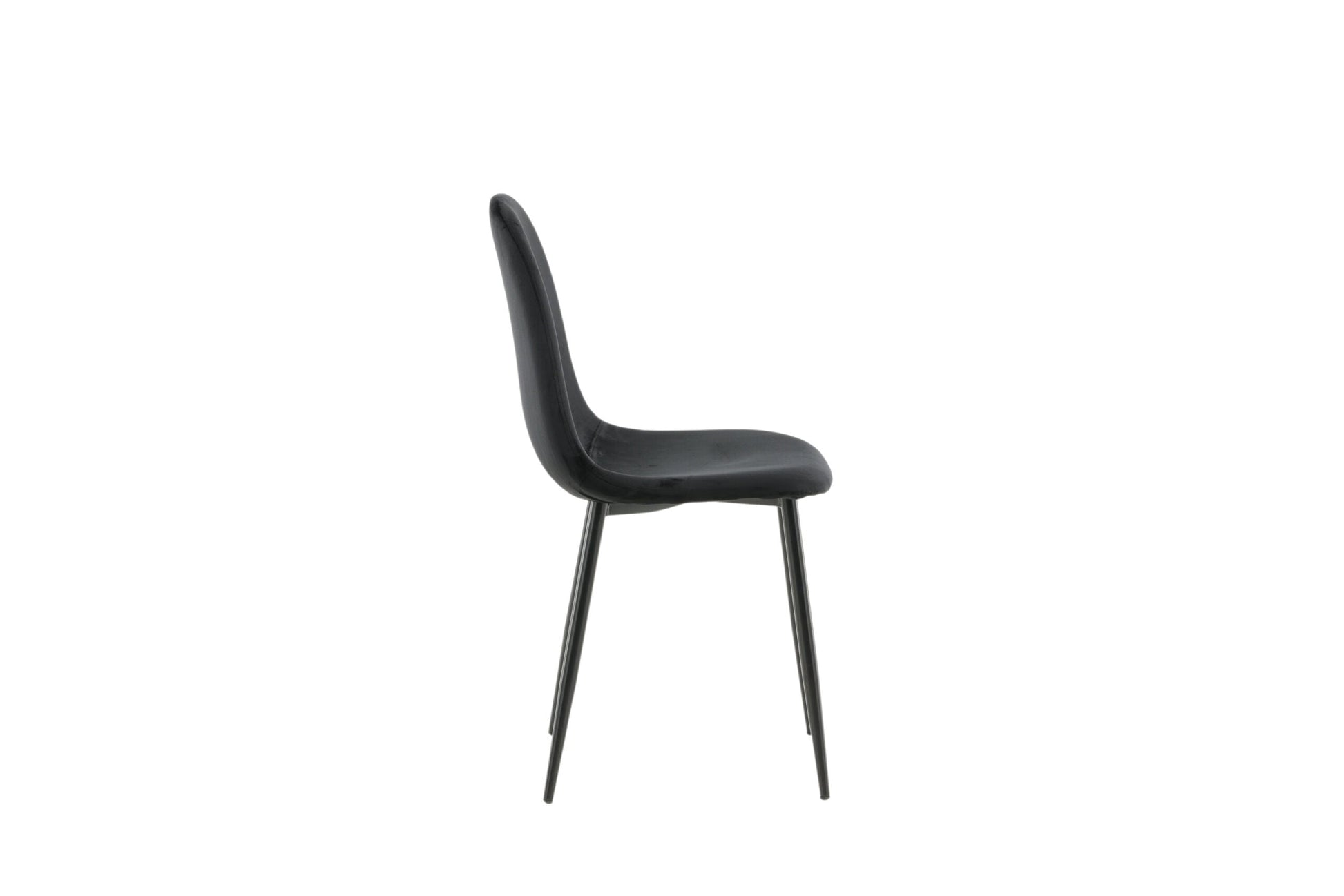 Polar Dining Chair (set of 2)- Black   BlissVeranda