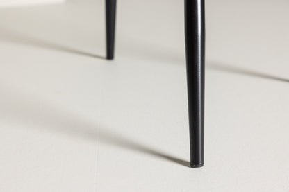 Polar Dining Chair (set of 2)- Black   BlissVeranda