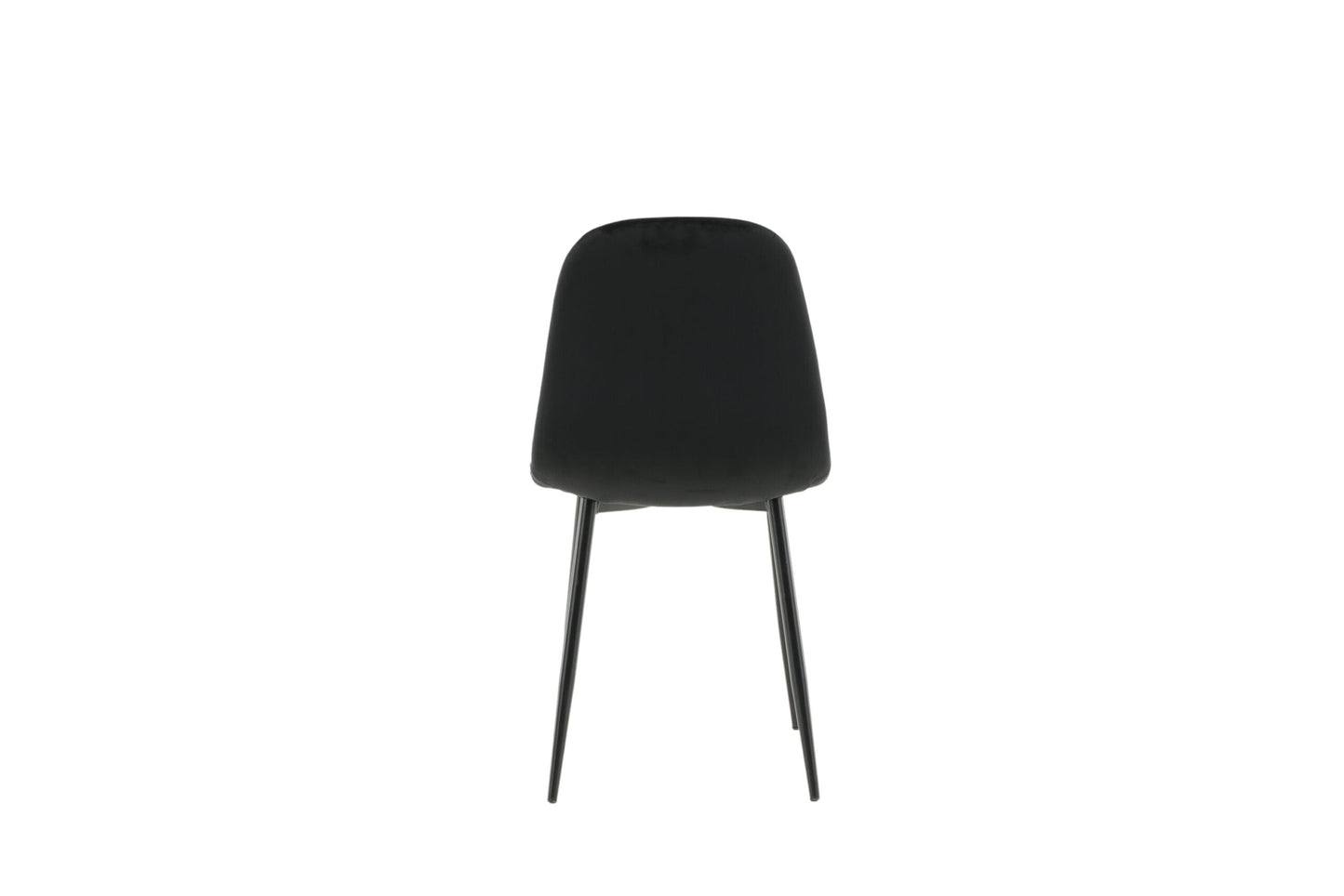 Polar Dining Chair (set of 2)- Black   BlissVeranda