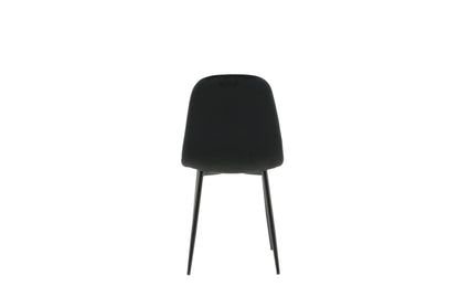 Polar Dining Chair (set of 2)- Black   BlissVeranda