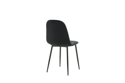 Polar Dining Chair (set of 2)- Black   BlissVeranda