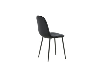 Polar Dining Chair (set of 2)- Black   BlissVeranda