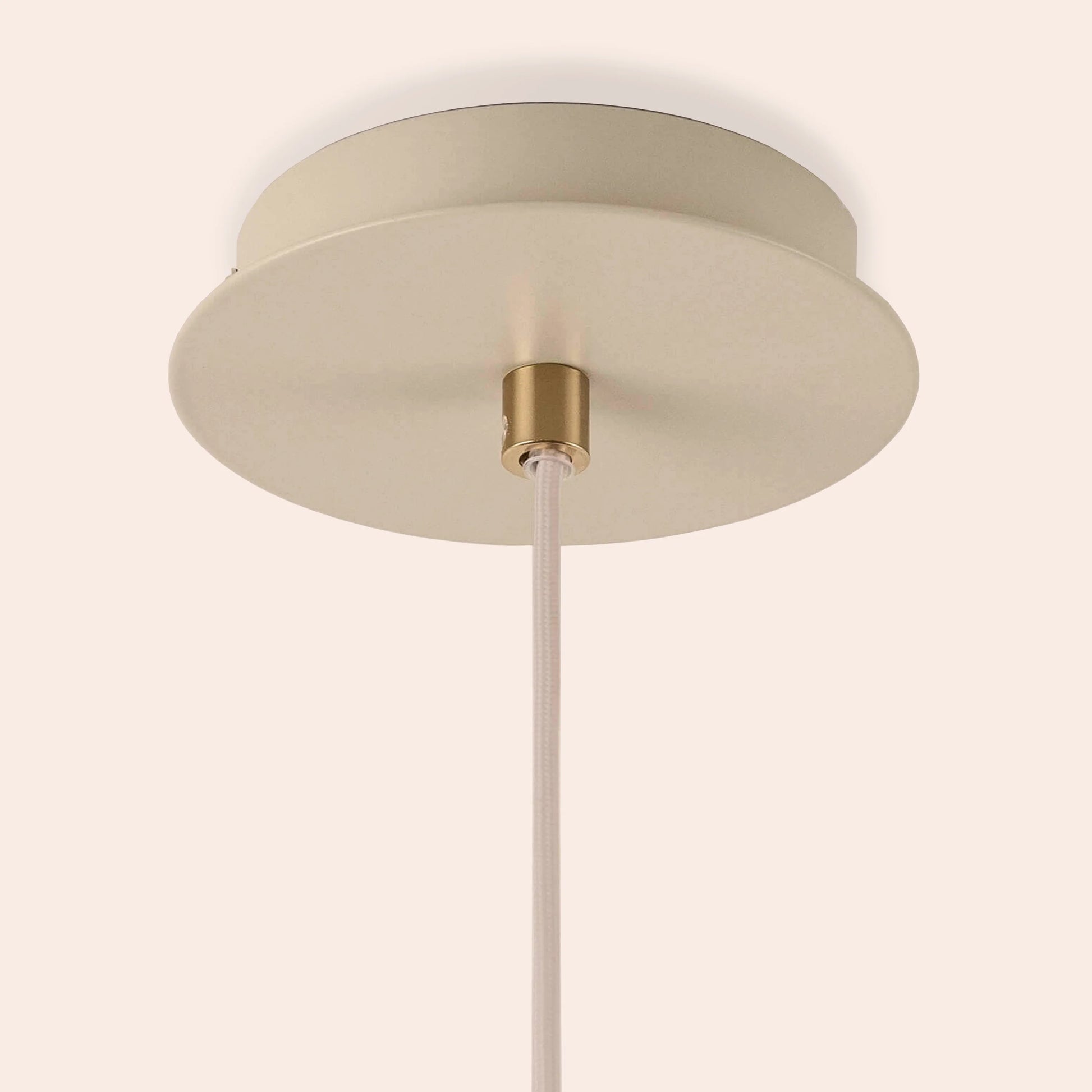 Sand grey cone pendant ceiling light - BlissVeranda