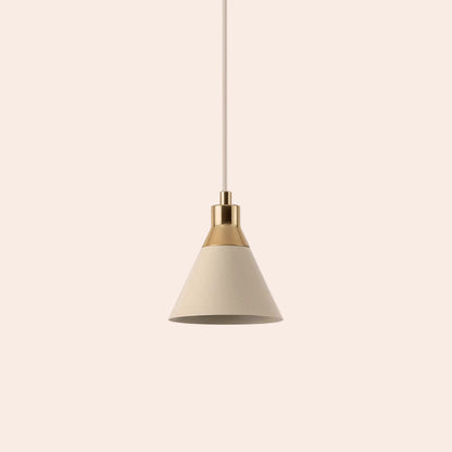 Sand grey cone pendant ceiling light - BlissVeranda