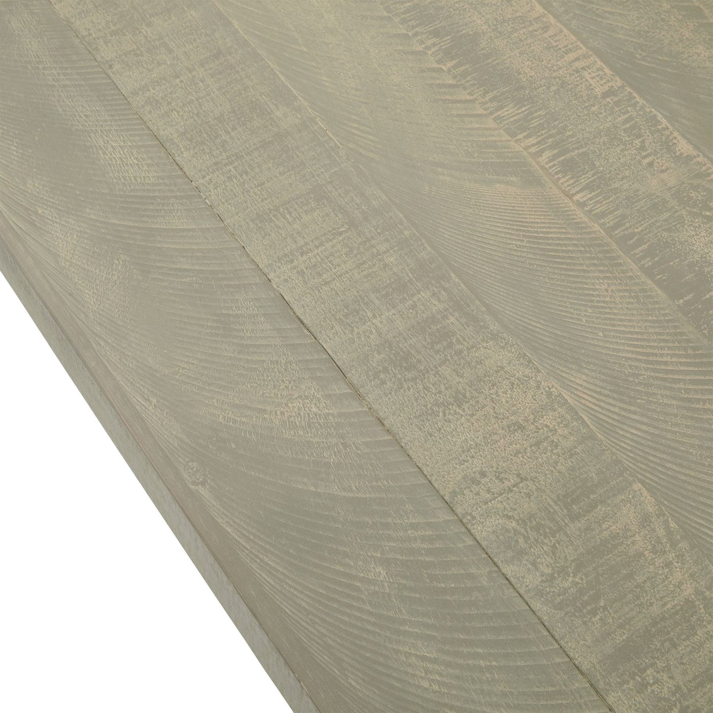 Close-up of a wooden panel with a striped pattern on a white background