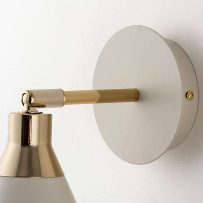 Sand grey cone wall light - BlissVeranda