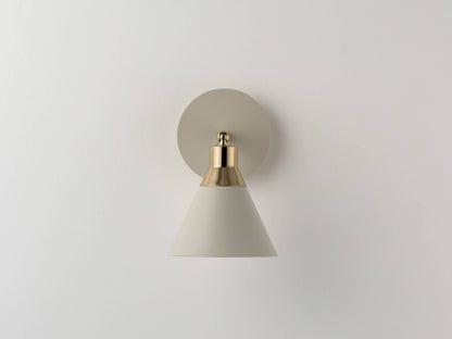 Sand grey cone wall light - BlissVeranda