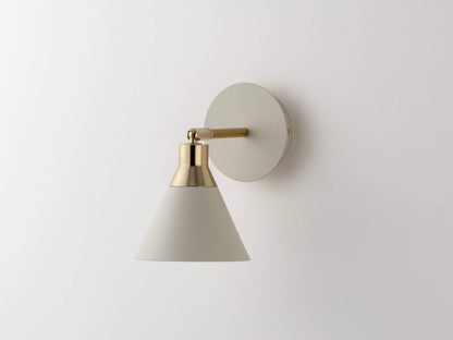 Sand grey cone wall light - BlissVeranda