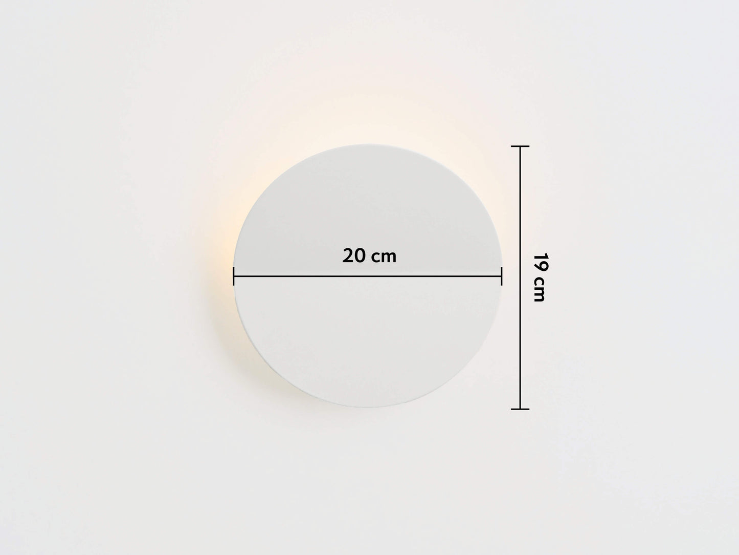 Sand grey diffuser wall light  Integrated Wall Light BlissVeranda