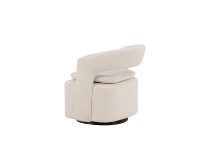 Laurel Single Sofa White Boucle   BlissVeranda
