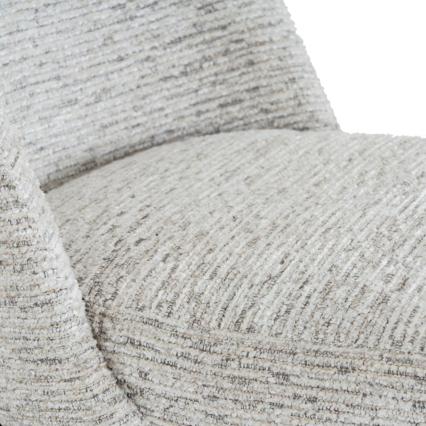 Close-up of textured beige fabric with a subtle pattern