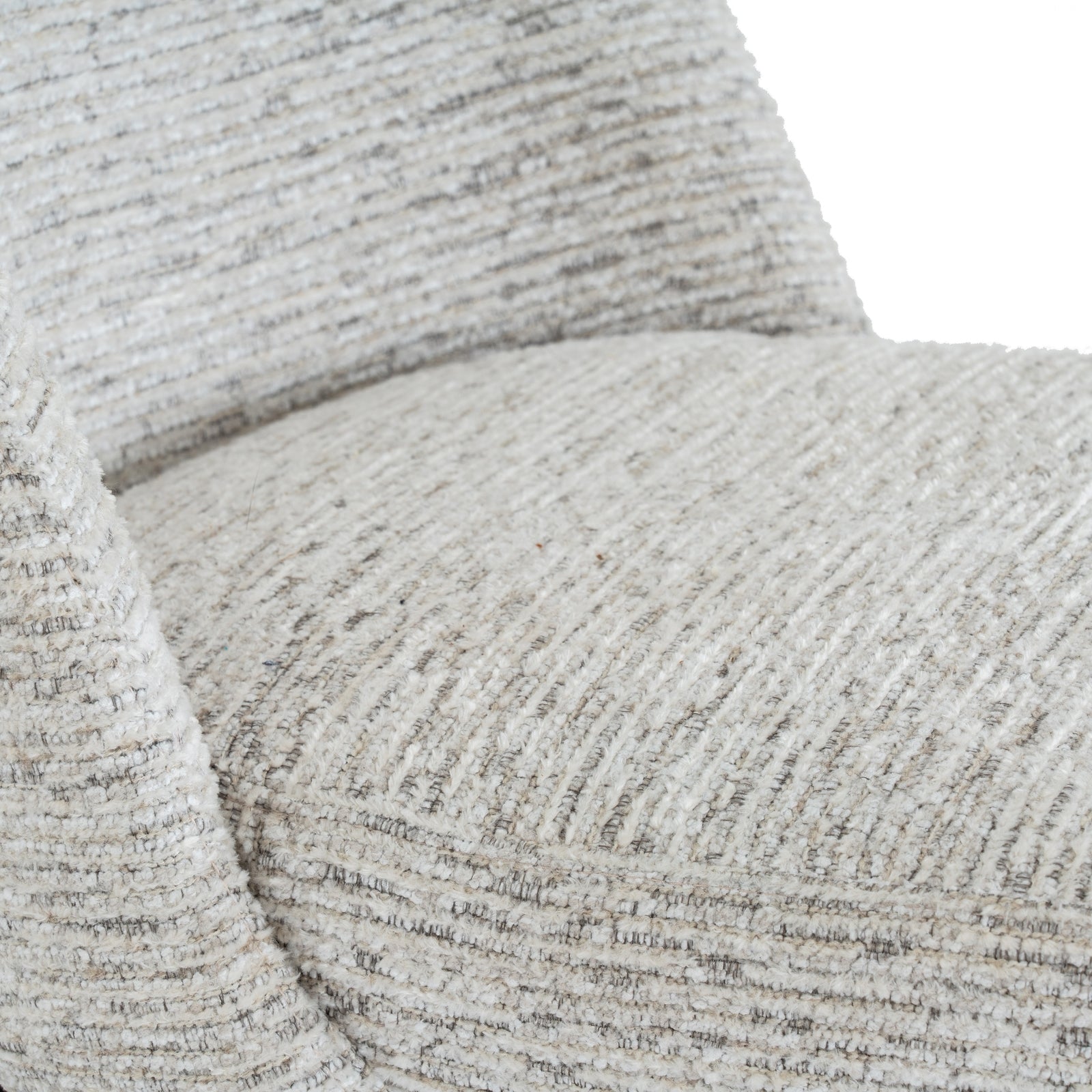 Close-up of textured beige fabric with a subtle pattern