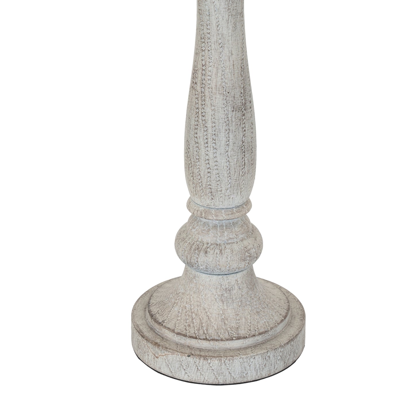 Decorative column with a textured surface on a white background