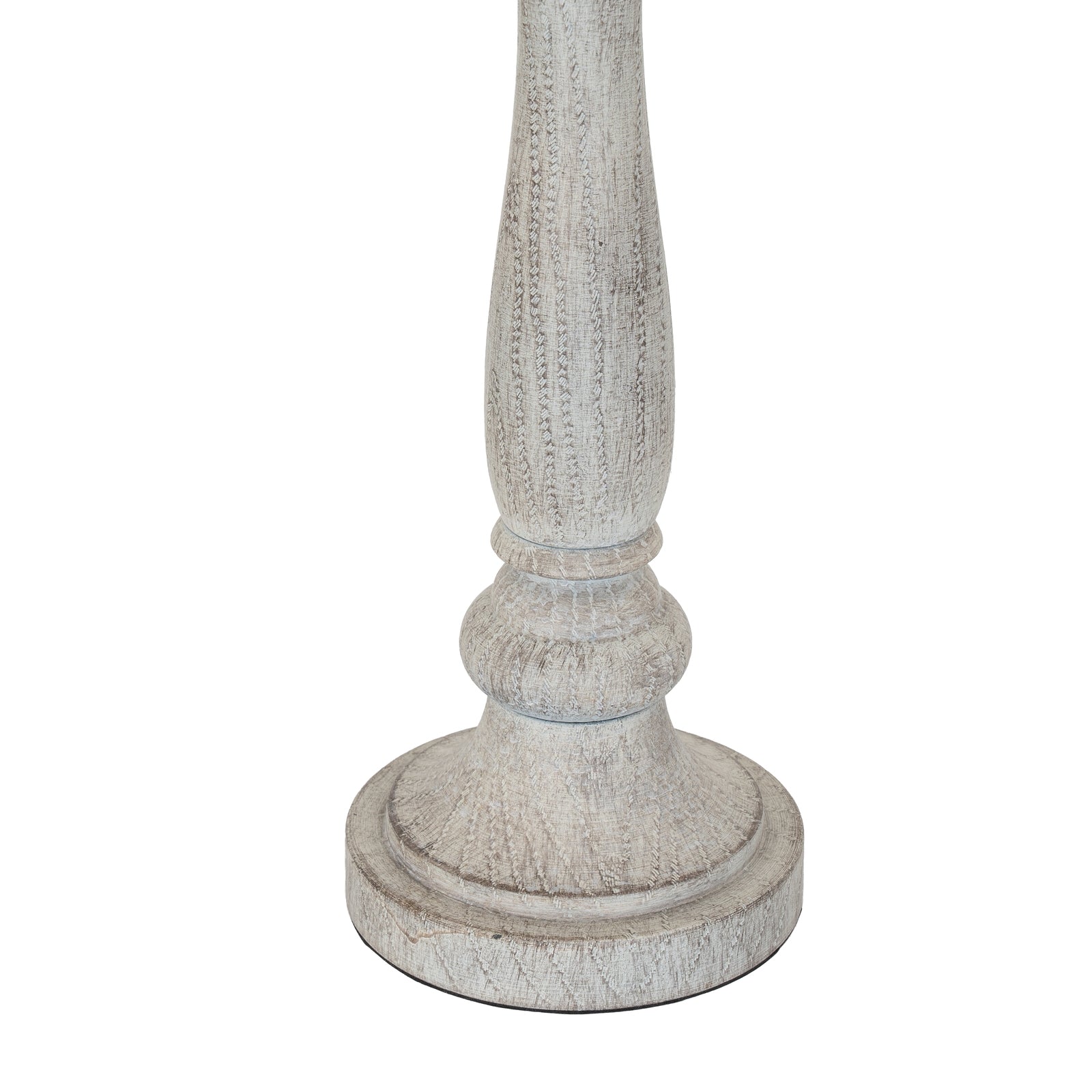 Decorative column with a textured surface on a white background