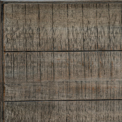 Close-up of wooden planks with a natural, weathered texture.