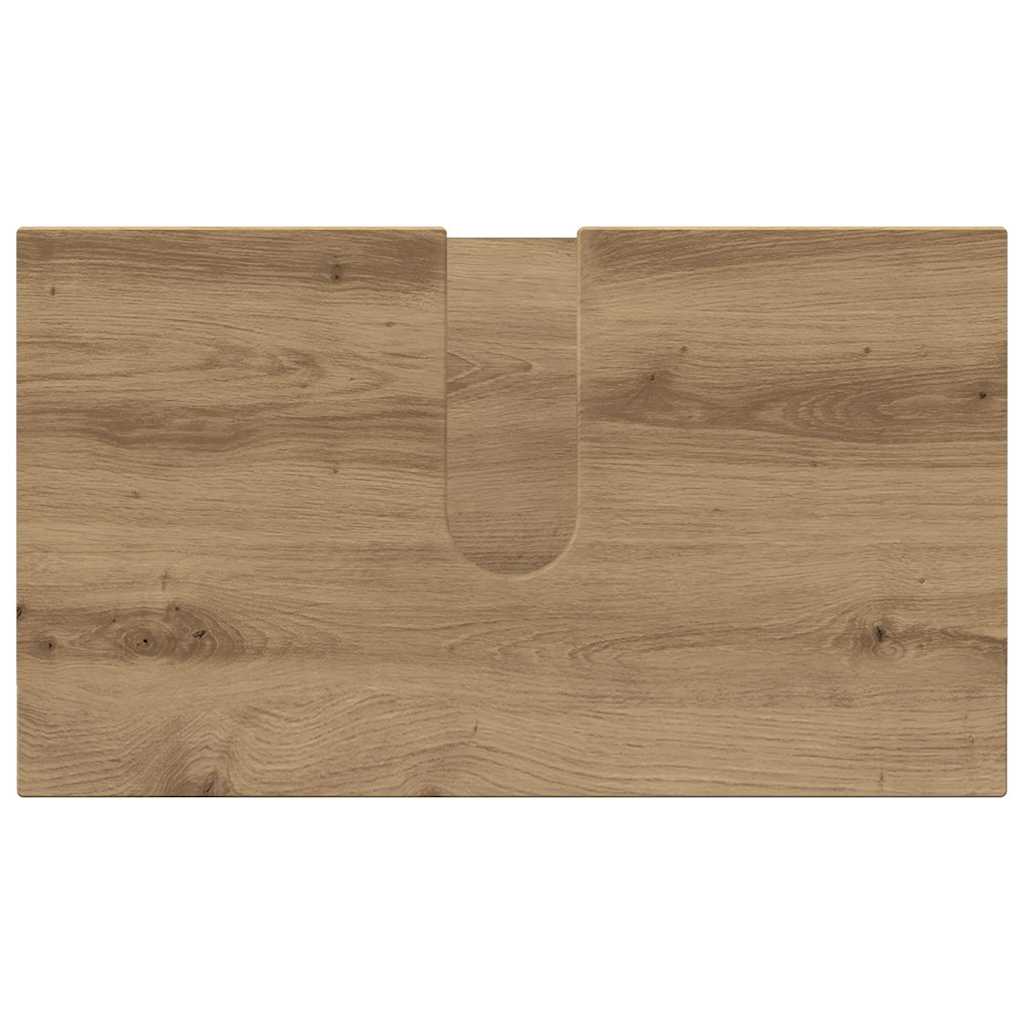 Two wooden floor mats with a natural wood grain pattern on a white background.