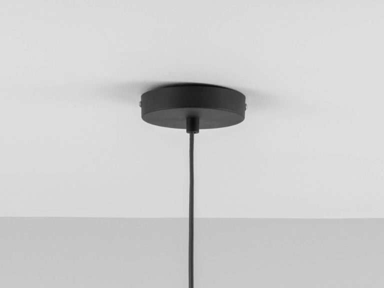 Charcoal grey ceiling pendant fitting - BlissVeranda