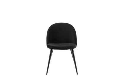 Black chair on a white background