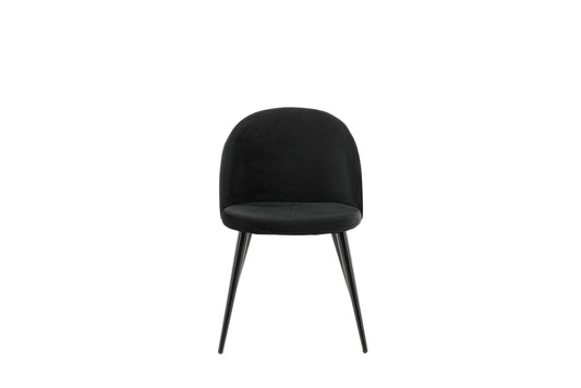 Black chair on a white background