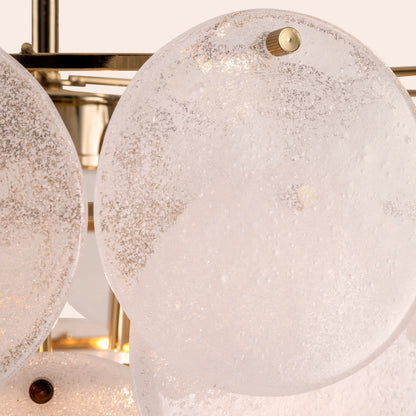 White glass chandelier ceiling light  Chandelier BlissVeranda