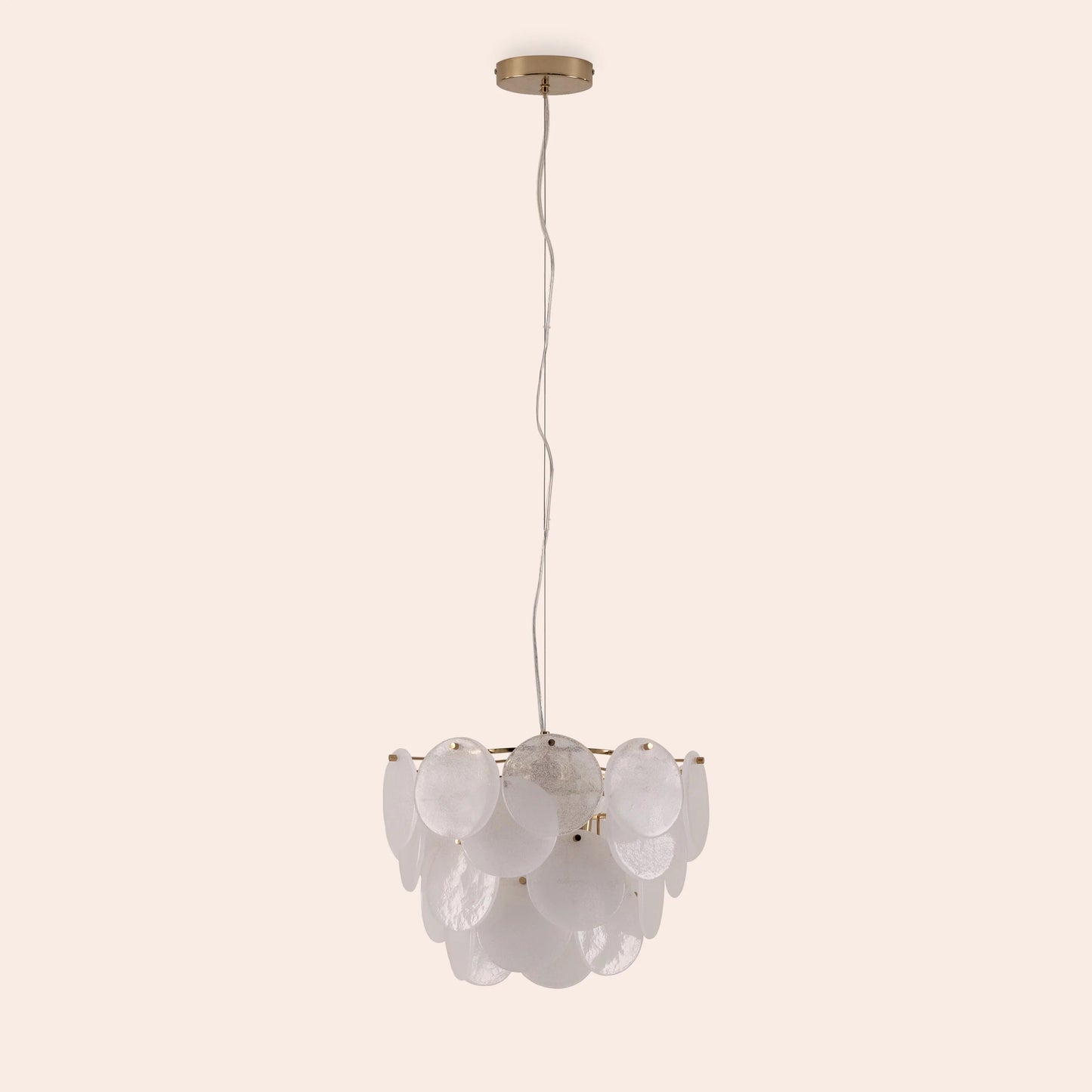 White glass chandelier ceiling light  Chandelier BlissVeranda