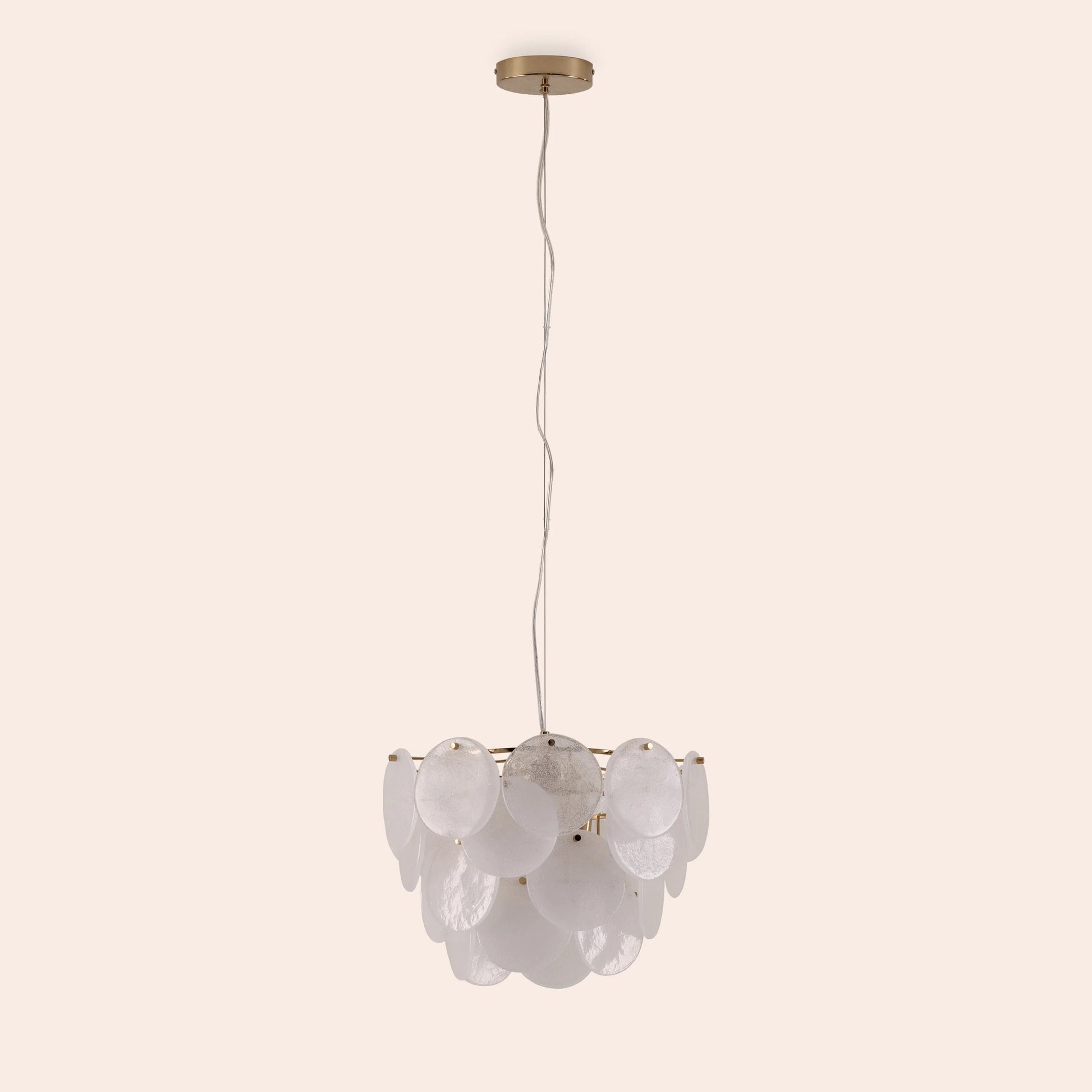 White glass chandelier ceiling light  Chandelier BlissVeranda