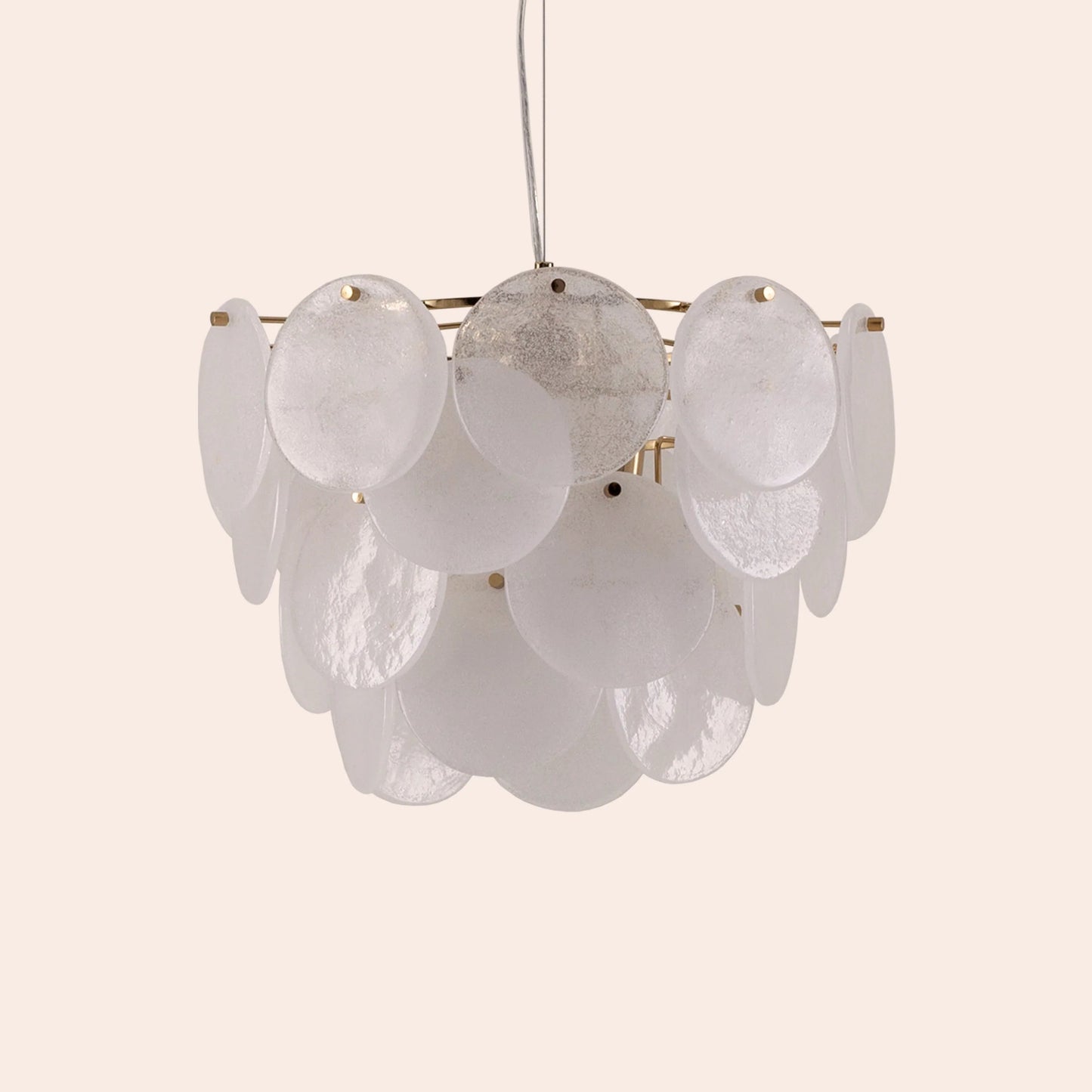 White glass chandelier ceiling light  Chandelier BlissVeranda