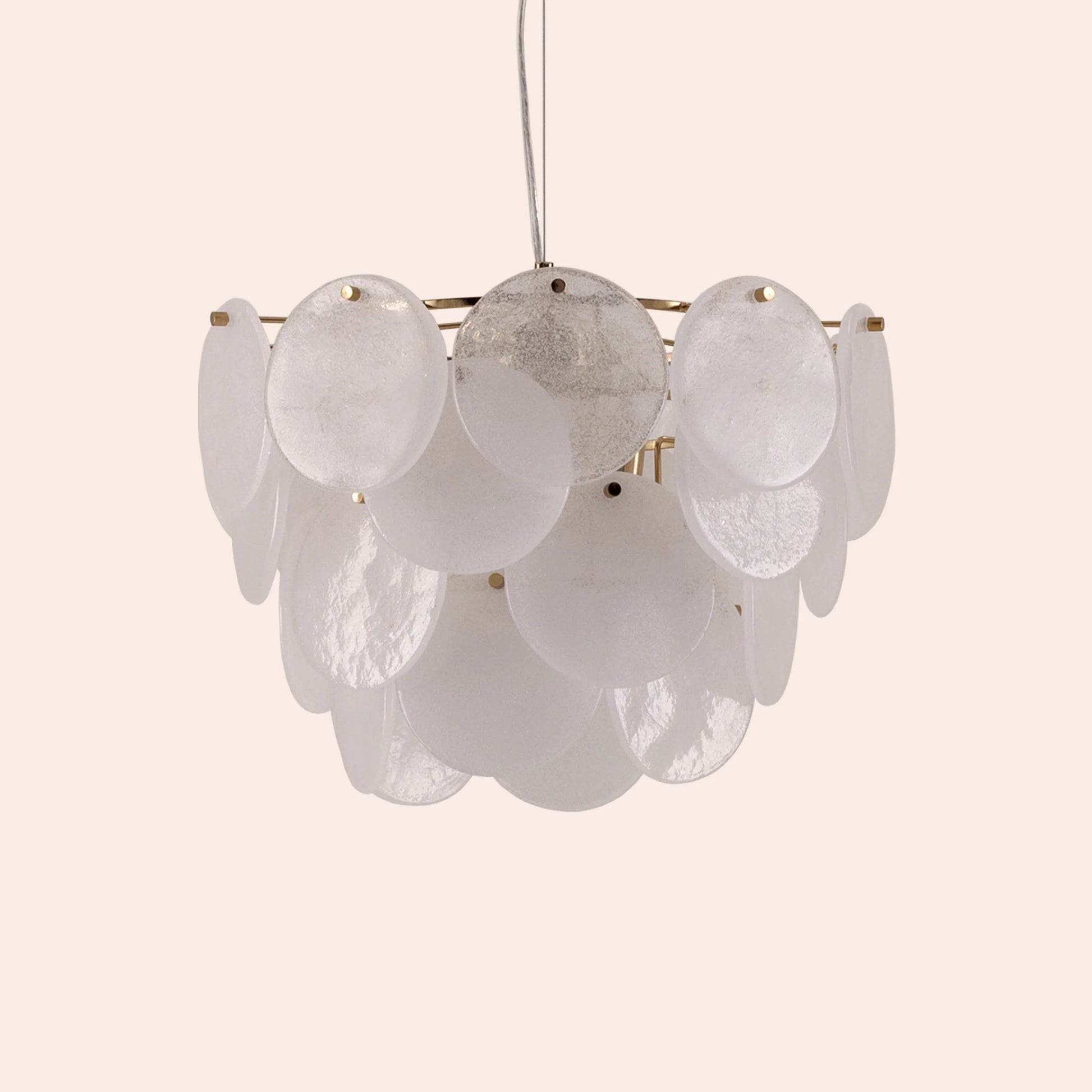 White glass chandelier ceiling light  Chandelier BlissVeranda