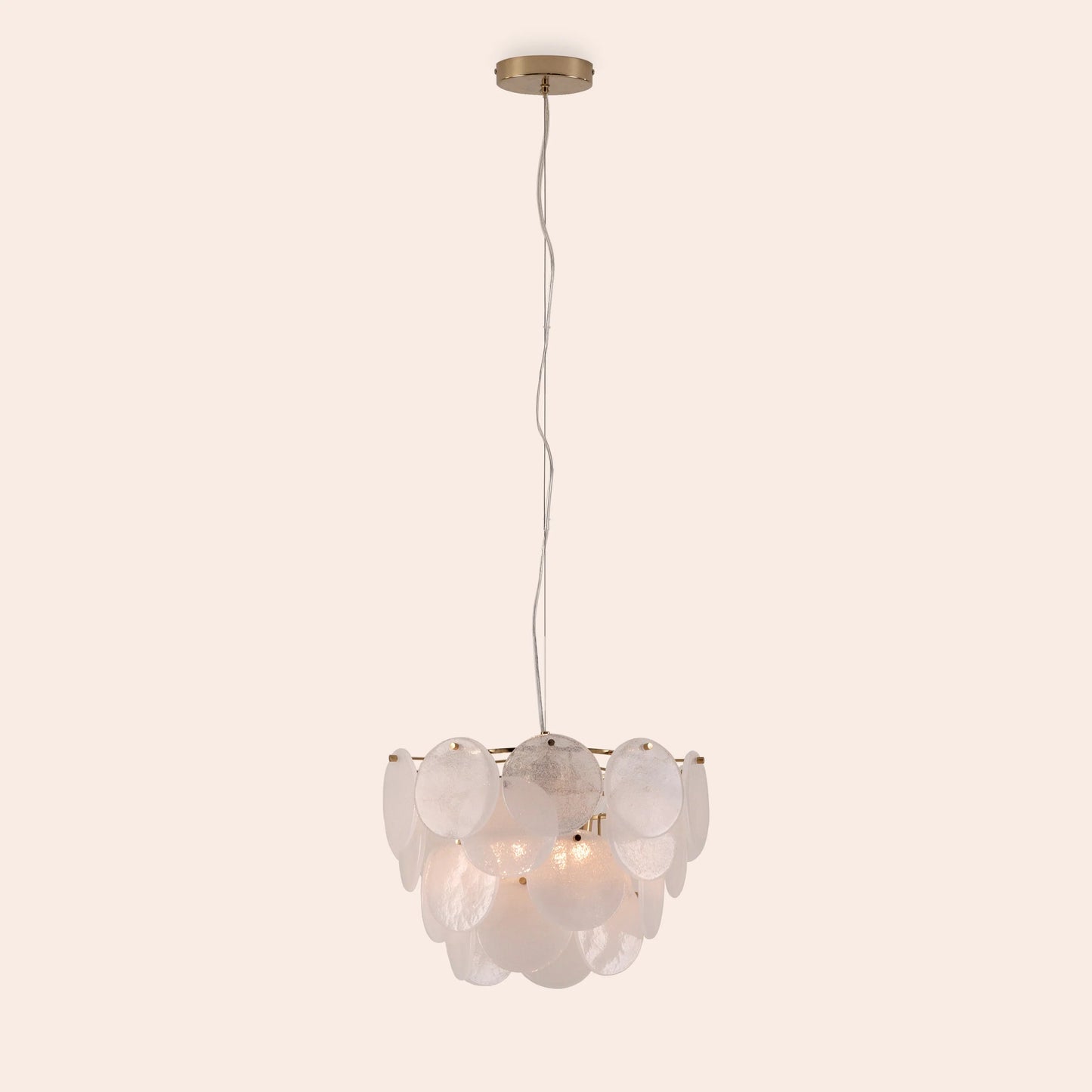 White glass chandelier ceiling light  Chandelier BlissVeranda