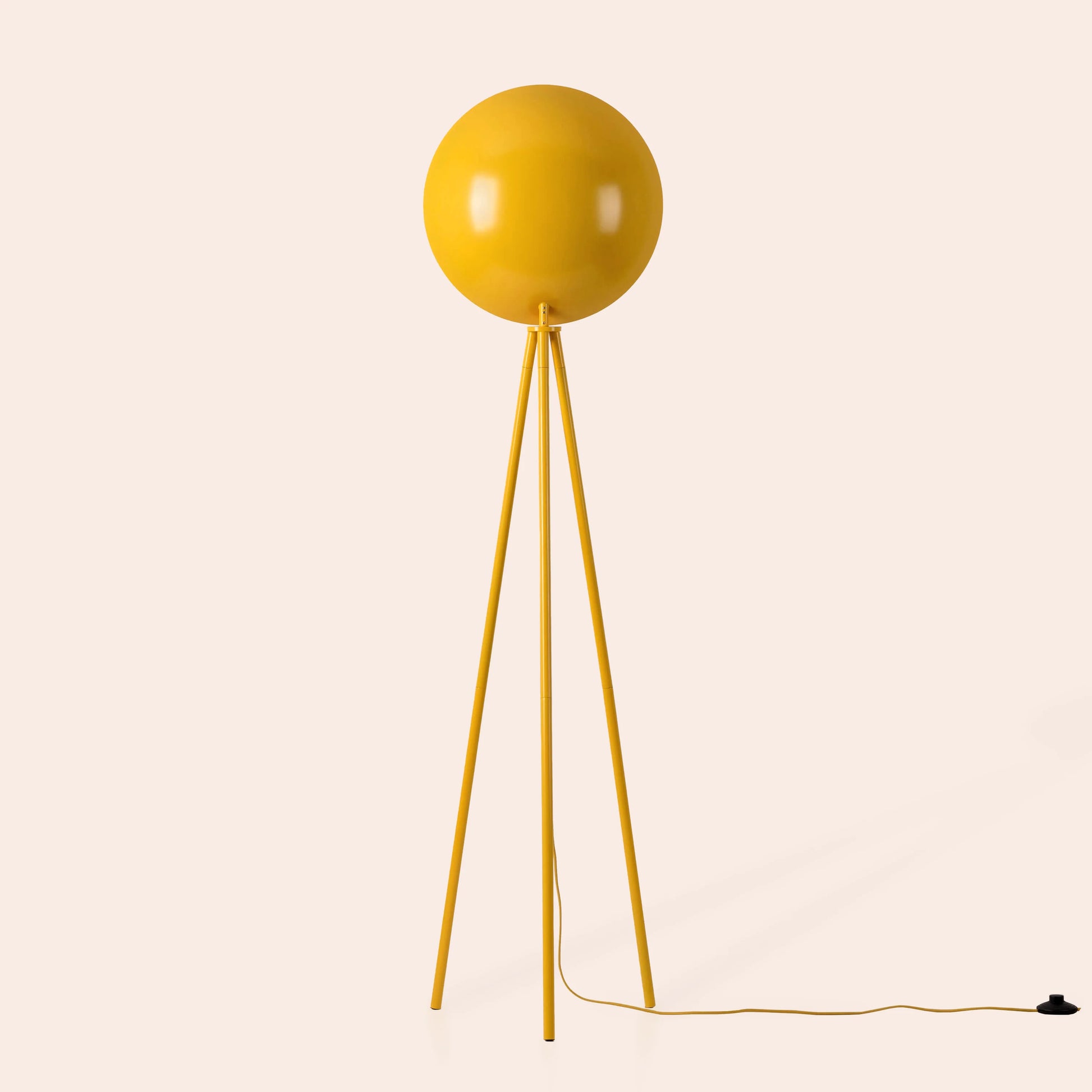 Yolk yellow diffuser floor lamp - BlissVeranda