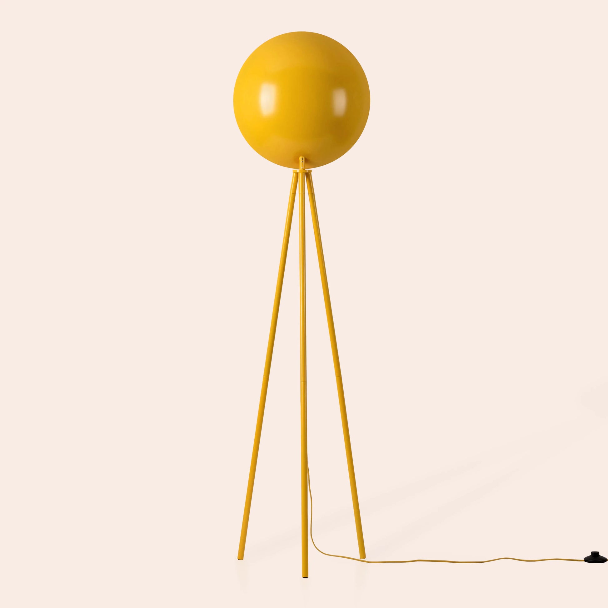 Yolk yellow diffuser floor lamp - BlissVeranda