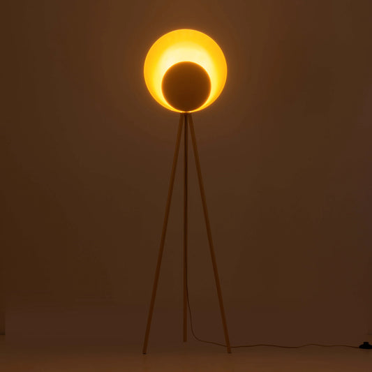 Yolk yellow diffuser floor lamp - BlissVeranda