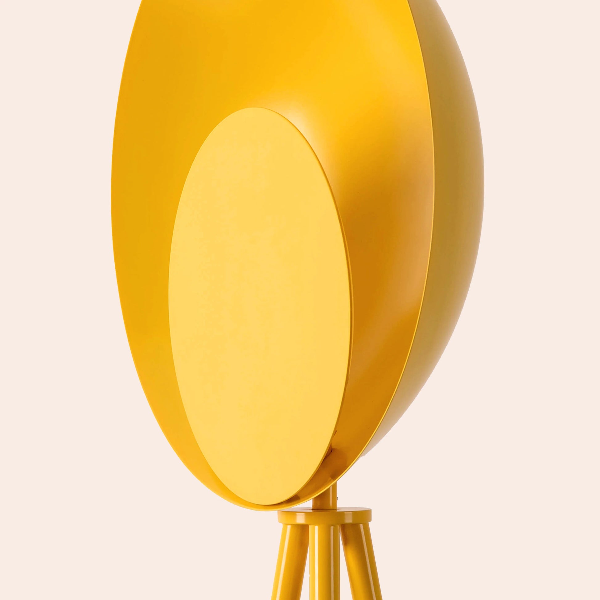 Yolk yellow diffuser floor lamp - BlissVeranda