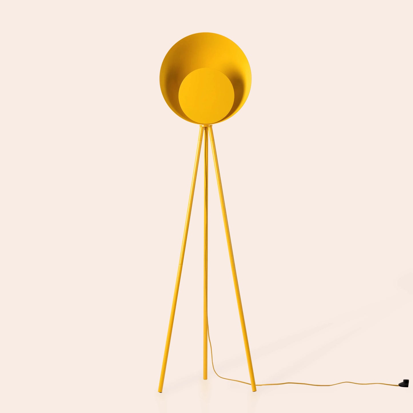 Yolk yellow diffuser floor lamp - BlissVeranda