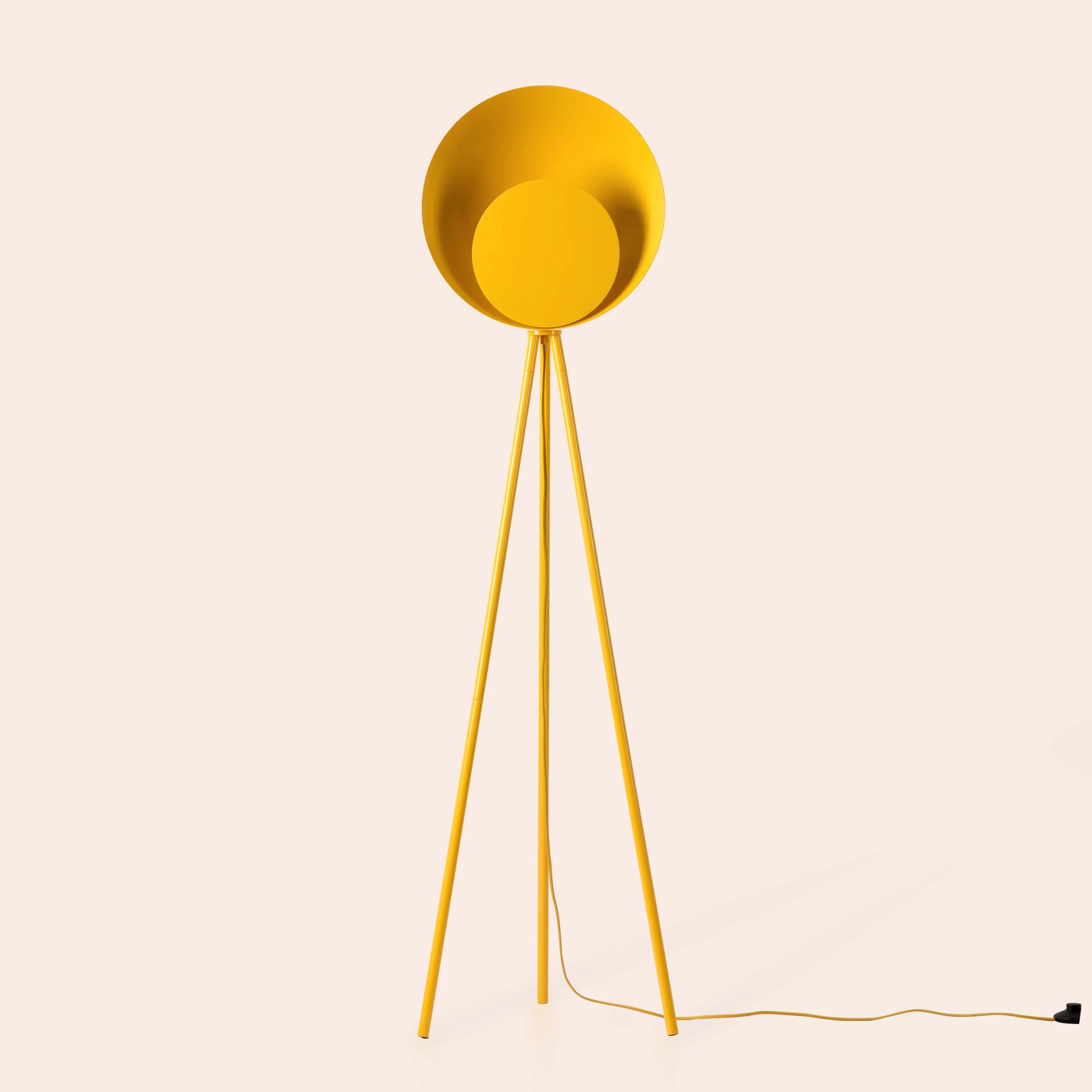 Yolk yellow diffuser floor lamp - BlissVeranda