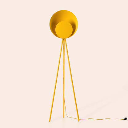 Yolk yellow diffuser floor lamp - BlissVeranda