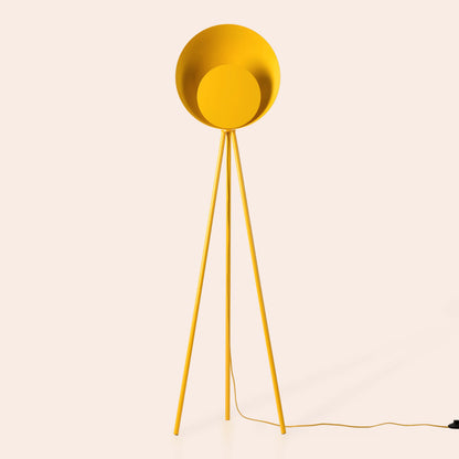 Yolk yellow diffuser floor lamp - BlissVeranda