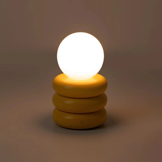 Yolk yellow tube cordless table lamp  Cordless Table Lamp BlissVeranda