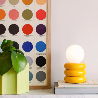 Yolk yellow tube cordless table lamp  Cordless Table Lamp BlissVeranda