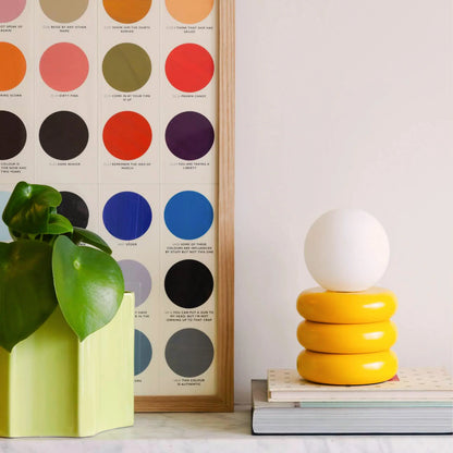 Yolk yellow tube cordless table lamp  Cordless Table Lamp BlissVeranda