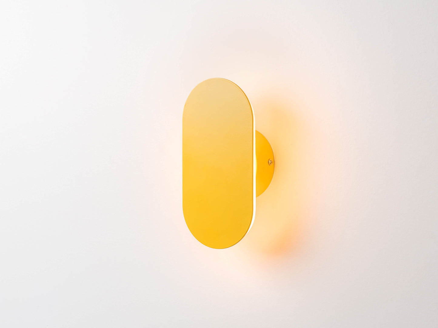 Yolk yellow mini diffuser wall light  Outdoor Wall Light BlissVeranda