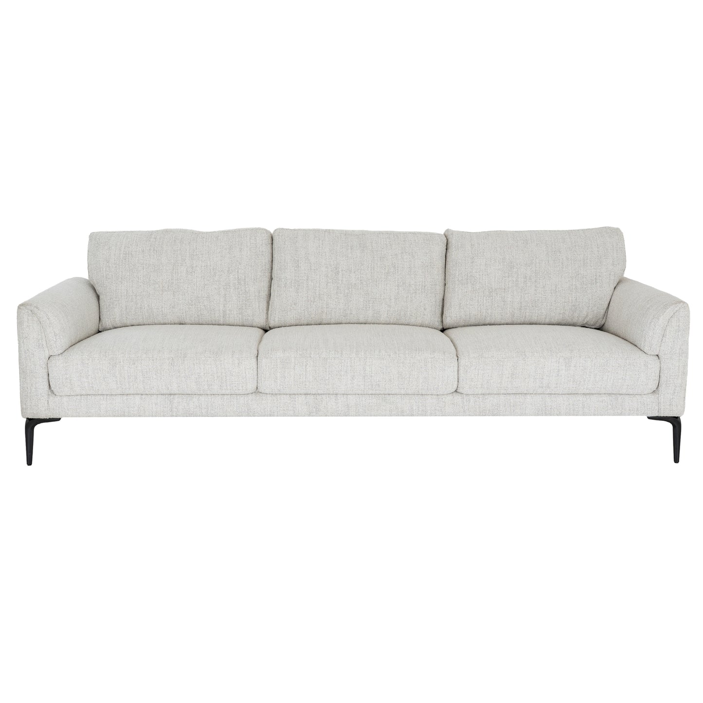 Gray sofa on a white background