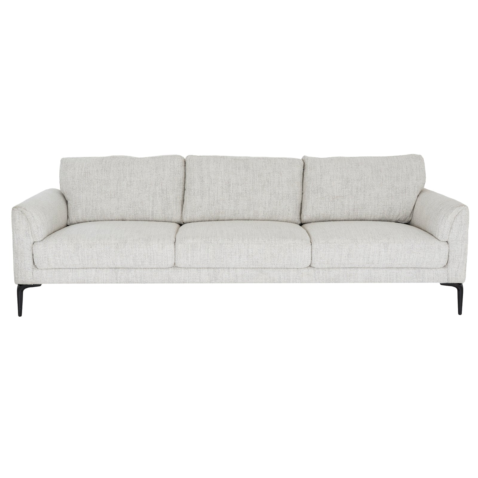 Gray sofa on a white background