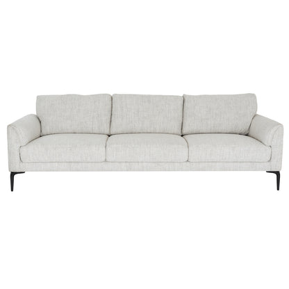 Gray sofa on a white background