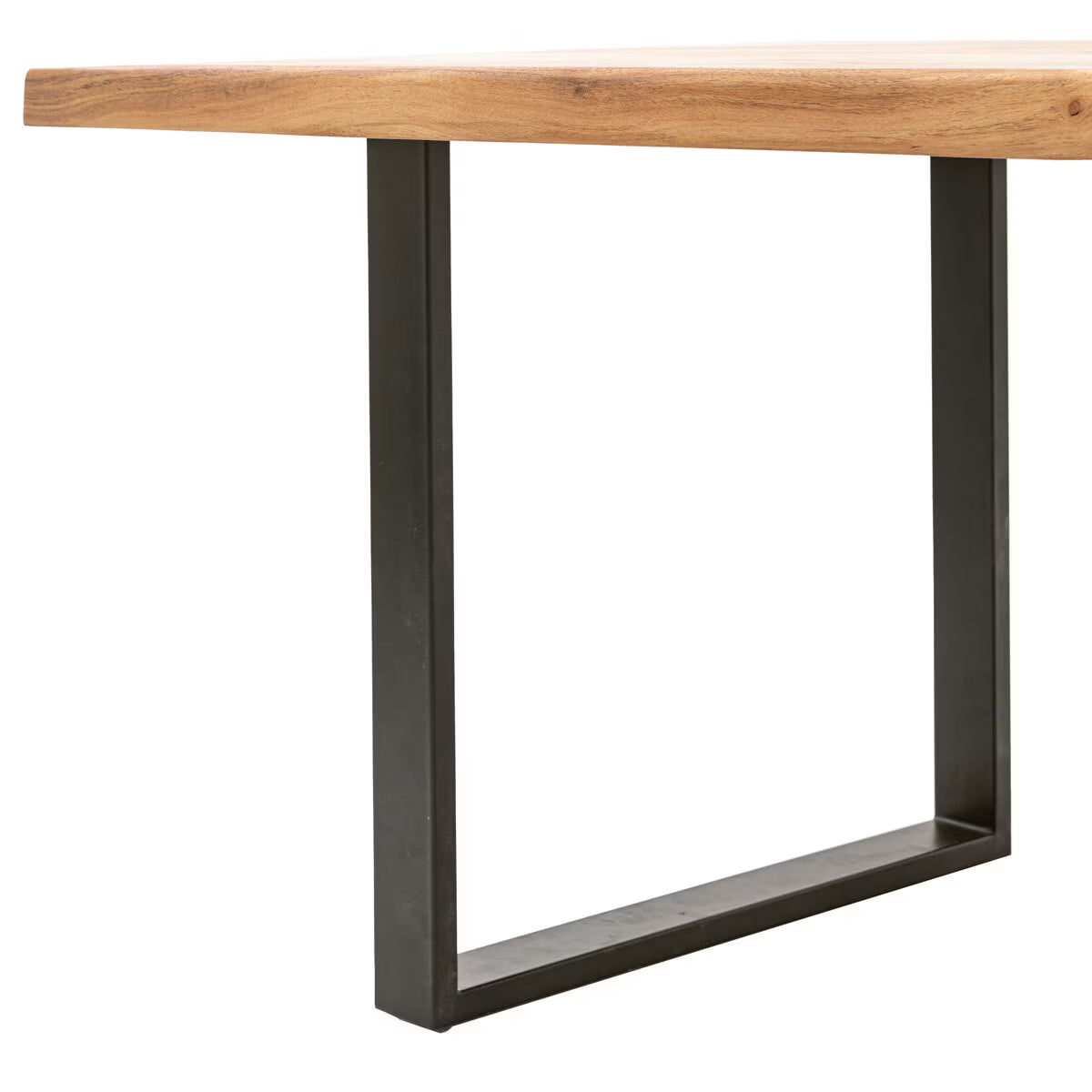 Chisbury Acacia Live Edge Dining Table - Stylish Seating for 4-6 Guests